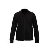 Arseno Unisex Siyah Fermuarlı Dik Yaka Polar Mont - Siyah - Arsnoumjtpxollar-Sıy