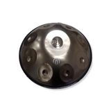 ARSHA Gri Renk Steel Handpan 9 Nota Re Minör Çanta Renkli Kuşak Bakım Yağı