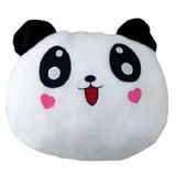 Arsimo Panda Figürlü Kalp Yanaklı Sevimli Peluş Yastık Minnoş Yavru Panda Tasarımlı Dekoratif Yastık