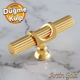 Arsin Gold Altın Metal Düğme Tek Vidalı Çekmece Mutfak Mobilya Dolabı Dolap Kulpu Kulbu Kulpları