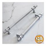 Arsin Krom Metal Kulp 128 Mm-12.8 Cm Mobilya Dolap Cekmece Mutfak Dolabi Kapak Kulplari Kulbu Kulpu