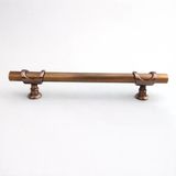 Arsin Soft Parlak Antik Bakır Çekmece Kulp 128 Mm Modern Dolap Gardırop Vestiyer Mutfak Kapak Kulbu