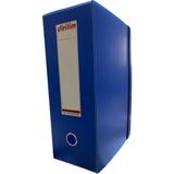 Arşiv Klasörü 22X12X32CM A41000 Sayfa Için Oluklu Plastik Mavi Lastikli Sırt Etiketli Metal Par - Çok Renkli - Genel