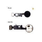 ARSKİNG iPhone 7 Plus Home Tuşu - Siyah / Mat Siyah Orta Tuş Butonu Parmak izi butonu açma-kapama butonu açma-kapama tuşu yan güç tuşu power tuşu home tuşu touch id parmak izi sensörü