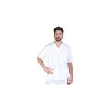 Arslan İş Elbiseleri Beyaz Erkek Hastane Doktor Hemşire Nöbet Cerrahi Tek Üst Forma - XS