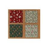 arslart Atölye “Fındıkkıran ve Yılbaşı Süslemeleri” Temalı Bardak Altlığı 4’lü Set Ahşap (10x10 cm)
