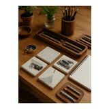 arslart Vintage Yazı ve Retro Desenli Doğal Taş Bardak Altlığı 4’lü Set, Retro Sunum Ürünü