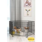 Arspolo Katlanır Metal Köpek Oyun Alanı , Evcil Hayvan Oyun Alanı , Köpek Çiti , Tavşan Çiti 60X54 cm