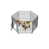 ARSPOLO Katlanır Metal Köpek Oyun Alanı , Evcil Hayvan Oyun Eğitim Alanı , Köpek Çiti , Tavşan Çiti 60/44