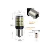 Arsvision Auto Accessorıes 93 Duy Beyaz 144 Led Geri Vites Mercekli Led Ampulü Platınum P21w 12V