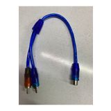 Arsvision Auto Accessorıes Anfi Y Uyumlu Kablo 2 Erkek Rca To 1 Dişi Rca Lale Kablo 2 Adet