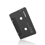 Arsvita Araç Ses Bluetooth Kablosuz Kaset Alıcısı, Teyp Çalar Bluetooth 5.0 Kaset Aux Adaptörü, Siyah