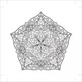 Art 40x40 cm Mandala Desen 3 Tuval