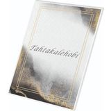 Art & Art Kaligrafi Kağıdı A4 250gr Mat Kuşe 10'lu Paket - Black Gold Frame