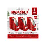 Art & Art Kraf 5200 Magazinlik KIRMIZI (3 Adet)