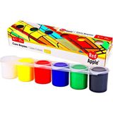 Art & Art Red Apple Transparan Cam Vitray Boyası Su Bazlı 6 Renk x 25 ml