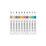 Art & Art Rich Art-X Acrylic Metallic Marker Su Bazlı Yaldızlı Boyama Kalemi 10 Renk Set