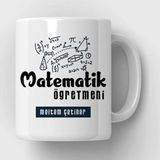 Art By Aslı Matematik Öğretmeni Isme Özel Kupa Bardak