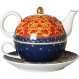 Art Clarissa Bone Tek Kişilik Demlik & Fincan Set