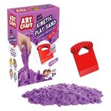 Art Craft 03689 500 GR Aksesuarlı Mor Kinetik Oyun Kumu