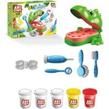 Art Craft Fırsat Oyuncak Dino Dişçi Oyun Hamuru Set Frsdino - Renkli