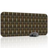 Art Deco Tarz Oyuncu Gaming Mouse Pad Kauçuk Kaymaz Taban Mousepad (V3, 70x30 XL)