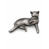 Art Design Vintage Kedi Biblo, Dekoratif Modern Heykel, Bronz Renk, 15x10x8 cm, Ev Dekorasyonu için Şık Figür