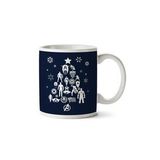 Art Hediye 01 Christmas Tree Captain America İki Tarafı Baskılı Kupa Bardak