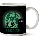 Art Hediye 01 Doctor Who Geronimo Iki Tarafı Baskılı Kupa Bardak