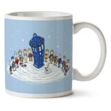 Art Hediye 01 Doctor-who-ville İki Tarafı Baskılı Kupa Bardak