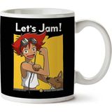 Art Hediye 01 Edward Cowboy Bebop'la Sıkışmak İki Tarafı Baskılı Kupa Bardak