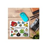 Art Hediye Angry Birds Animasyon Baskılı 23x19 cm Mouse Pad