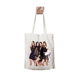 ART HEDİYE BlackPink Black Pink Ayakta iki Taraf Kalıcı Yıkanabilir Okul Plaj Omuz Bez Çanta