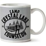 Art Hediye Camp Crystal Lake Counselor Iki Tarafı Baskılı Kupa Bardak