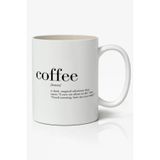 Art Hediye Coffee (Kahve) Tasarımlı Kupa Bardak Baskılı Kahve Kupa Bardak