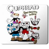 Art Hediye Cuphead Dont Deal With the Devil 3 Baskılı 23x19 cm Mouse Pad