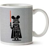 Art Hediye Darth Vader Mouse Mickey Star Wars Disney Iki Tarafı Baskılı Kupa Bardak