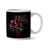 Art Hediye Deadpool Silahlar Mürekkep Sıçraması Iki Tarafı Baskılı Kupa Bardak