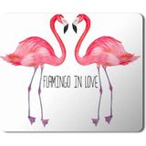 Art Hediye Flamingo Aşk Love Baskılı 23x19 cm Mouse Pad