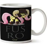 Art Hediye Fus Ro Yay (My Little Pony Friendship Is Magic) İki Tarafı Baskılı Kupa Bardak