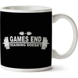 Art Hediye Games End Training Doesnt İki Tarafı Baskılı Kupa Bardak