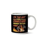 Art Hediye I'm Too Hot Charizard Pokemon İki Tarafı Baskılı Kupa Bardak