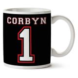 Art Hediye Jeremy Corbyn Number One 01 İki Tarafı Baskılı Kupa Bardak