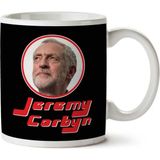 Art Hediye Jeremy Corbyn Retro Frame İki Tarafı Baskılı Kupa Bardak