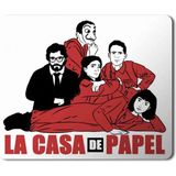 Art Hediye La Casa De Papel 3 Baskılı 23x19 cm Mouse Pad