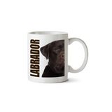 Art Hediye Labrador Köpek İki Tarafı Baskılı Kupa Bardak