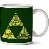 Art Hediye Legend Of Zelda Triforce 01 İki Tarafı Baskılı Kupa Bardak