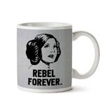 Art Hediye Leia Rebel Forever Star Wars İki Tarafı Baskılı Kupa Bardak