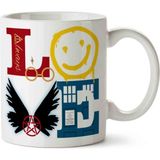 Art Hediye Love Doctor Who İki Tarafı Baskılı Kupa Bardak
