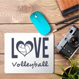 Art Hediye Love Voleyball Baskılı 23x19 cm Mouse Pad